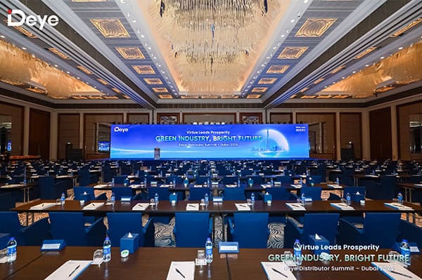 Green Industry, Bright Future:  Deye Distributor Summit – Dubai 2025 Concludes Successfully